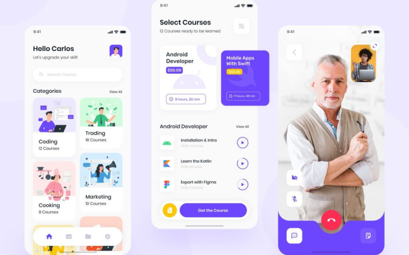 E-Learning Mobile App